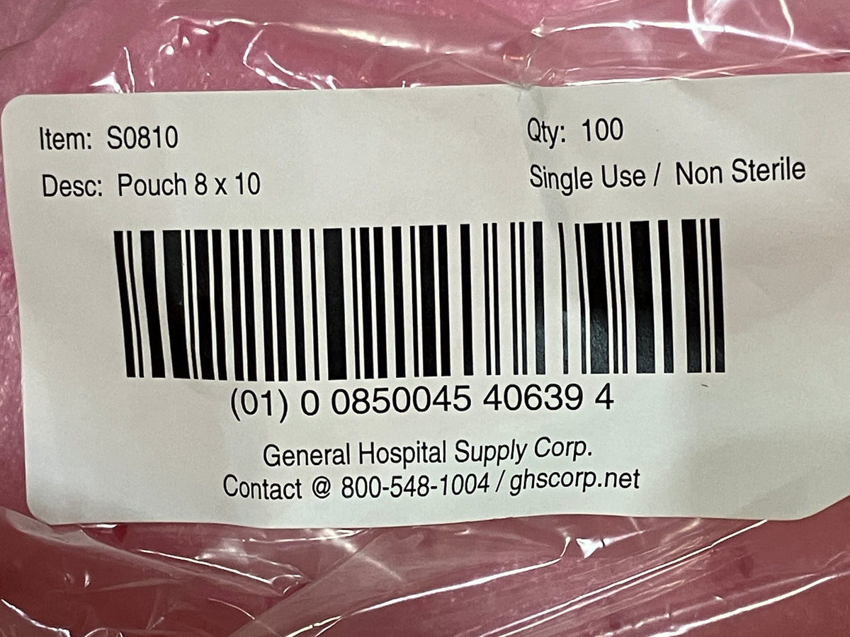 General Hospital Supply plasmatazz® 8 x 10 Pouch for LowTemperature