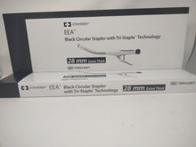 Load image into Gallery viewer, Lot of 2 Black Circular Stapler Tri-Staple Technology TRIEEA28XT Covidien 28 mm Lot of 2 Exp 2027