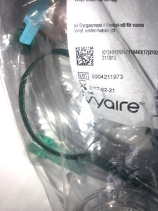 Vyaire Medical Airlife® Venturi-Style Masks 001240 Lot of 25 EXP 2027
