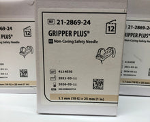 Load image into Gallery viewer, Gripper Plus™ Non-Coring Safety Needle By Smiths Medical Lot of 120 EXP 2026