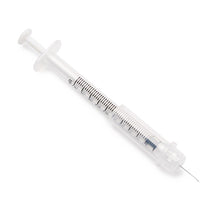 Load image into Gallery viewer, Medline Safety Insulin Syringe with Needle 0.5 mL 29G x 0.5" Case of 500 -2027