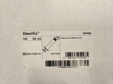 Load image into Gallery viewer, Omnifix Luer Lock Syringe 30 mL Case of 100 Braun