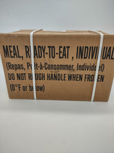 Load image into Gallery viewer, Military Issue MRE Meals Ready to Eat Case of 12 Menu A 2025