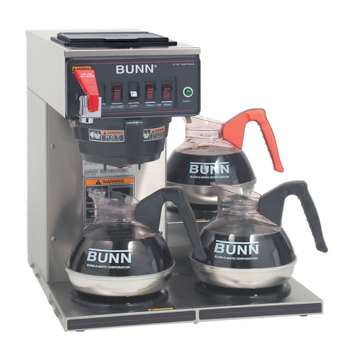 Bunn Commercial 12 Cup Automatic Coffee Brewer with 3 Warmers