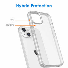 Load image into Gallery viewer, Lot of 2 JETech Case for iPhone 13 6.1" Shockproof Phone Bumper Clear Cover