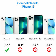 Load image into Gallery viewer, Lot of 2 JETech Case for iPhone 13 6.1" Shockproof Phone Bumper Clear Cover