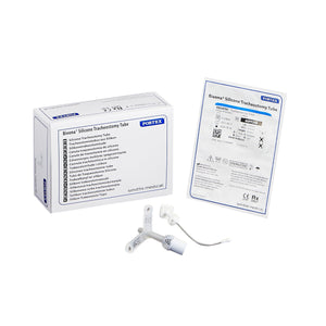 Uncuffed Tracheostomy Tube Pediatric 60PFS40 Silicone Bivona FlexTend™ Size 4.0