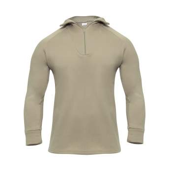 ECWCS Poly Crew Neck Top Extreme Cold Weather Undershirt Sand