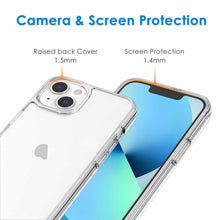 Load image into Gallery viewer, Lot of 2 JETech Case for iPhone 13 6.1" Shockproof Phone Bumper Clear Cover