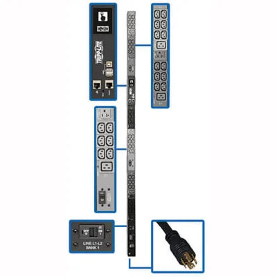 Tripp Lite PDU3EVN10L2130 Tripp Lite 3-Phase PDU Monitored 8.6kW