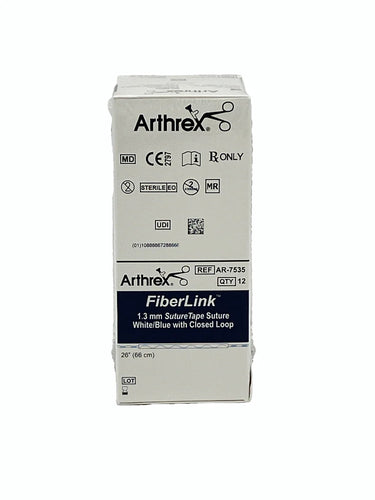 Arthrex AR-7535 FiberLink 1.3mm Suture Tape w/ Loop Expiration 2029 FREE SHIPPING