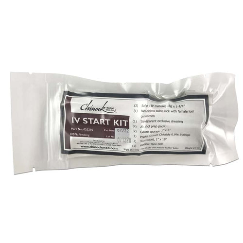 IV Start Kit with Catheter, 18Ga Chinook Medical Gear EXP 12/01/2025