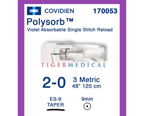 Covidien Endo Stitch™ PolySorb™ Absorbable Single Stitch Reload Sutures Box ox 12 EXP 2027