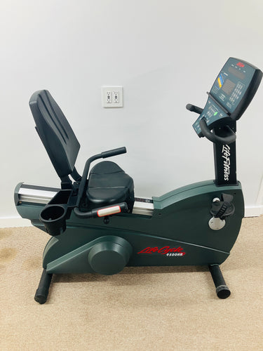 Life Fitness Life Cycle 9500 HR Recumbent Exercise Bike