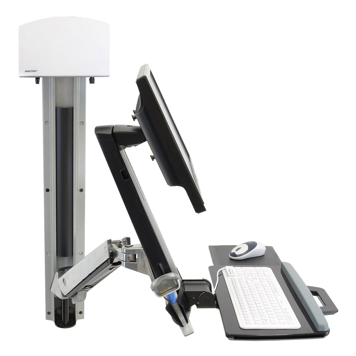 Shop Styleview StyleView Sit Stand Combo System Medium CPU Holder Ergotron 45-271-026 ...