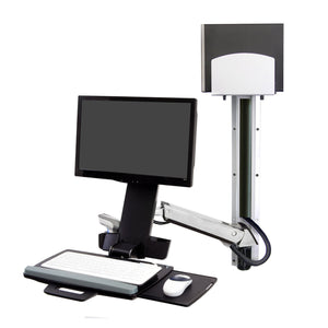 StyleView Sit Stand Combo System Medium CPU Holder Ergotron 45-271-026