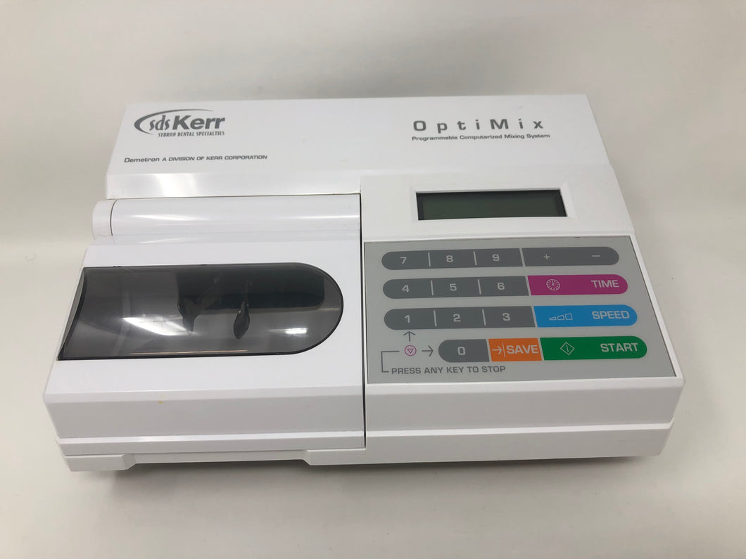 Dental Office Amalgamator Kerr OptiMix Computerized Mixing System Model 100