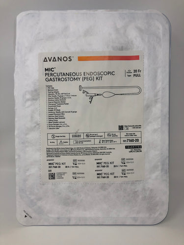 MIC Gastrostomy PEG PULL Kit 20 Fr. Silicone Sterile By Avanos 7160-20  Lot of 2