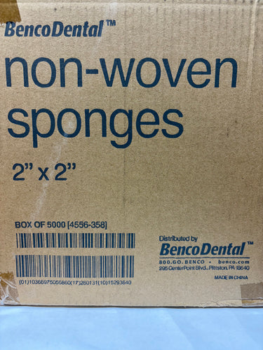 Case of 4,200 Non-Woven 4-Ply Sponges 2