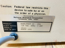 Load image into Gallery viewer, National Biological Corporation Hand Foot II UVA/UVB Phototherapy Lamp