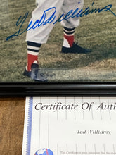Load image into Gallery viewer, Ted Williams Boston Red Sox 8x10 Signed Photo COA