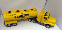 Load image into Gallery viewer, Vintage 1989 Ertl International Pennzoil Steel Semi Truck