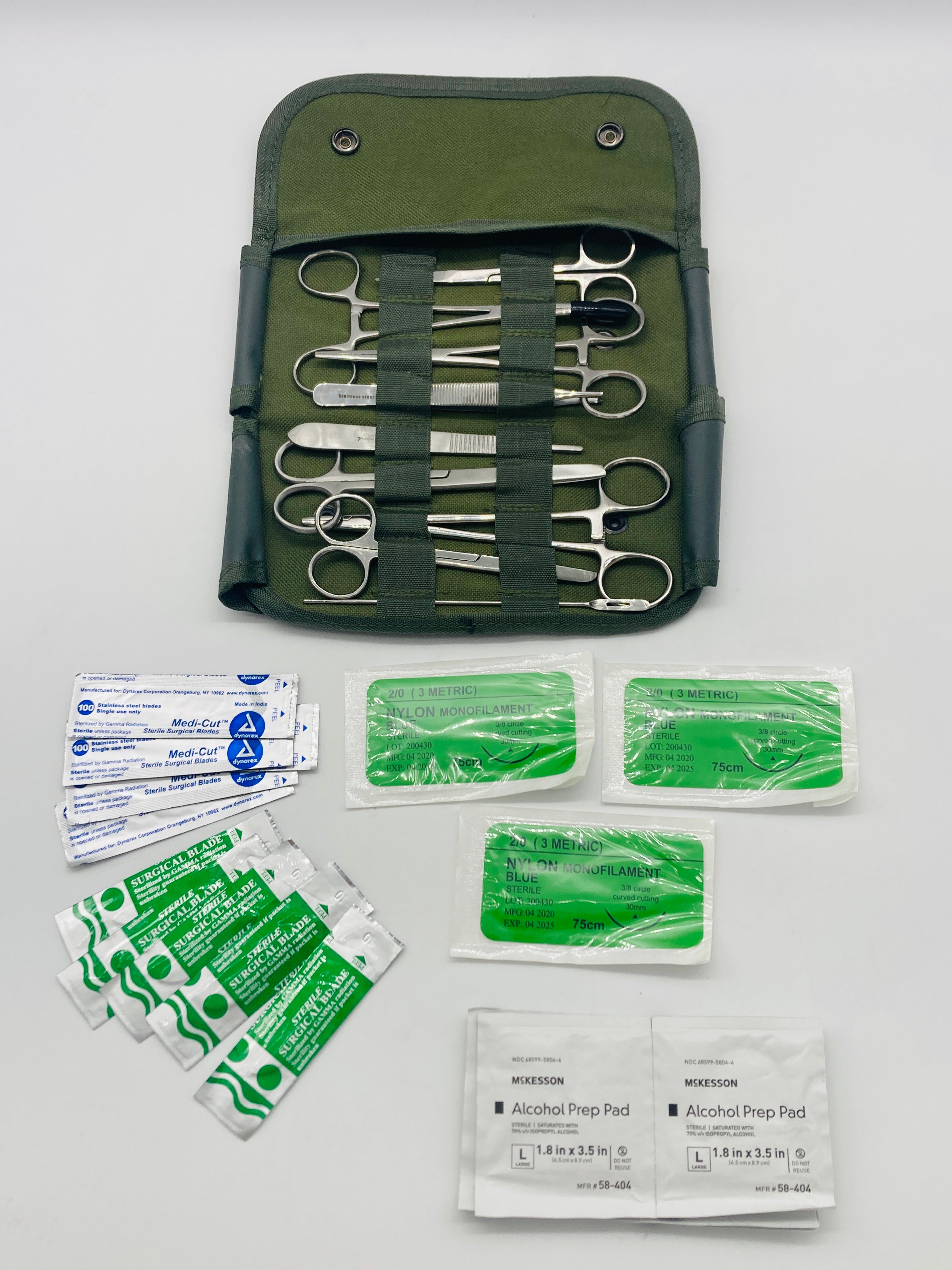 Tactical Surgical and Suture Kit U.S Military Approved