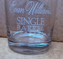 Load image into Gallery viewer, Lot of 2 Evan Williams Single Barrel Vintage Bourbon Whiskey Glasses
