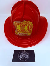 Load image into Gallery viewer, Vintage Kids Hard Plastic Fire Chief Helmet The Great Chicago Fire