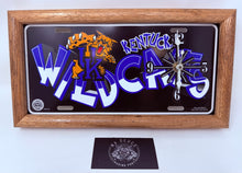 Load image into Gallery viewer, University of Kentucky UK Wildcats License Plate Clock