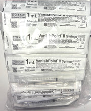 Load image into Gallery viewer, VanishPoint® II 1 mL TB Syringe/Needle Lot of 200 REF-10131 04/2028