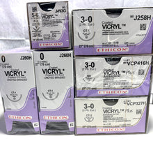Load image into Gallery viewer, Ethicon Vicryl Plus Antibacterial Suture VCP327H Size 3-0 SH-1 Needle 1/31/2030