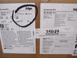 MP01060-13 Drager Infinity ID Disposable Expiration Valve 2022/2023 Case of 10