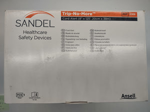 Sandel Trip-No-More 2309 Adhesive Orange Cord Alert Roll 8" x 125' Keep Cords in Place