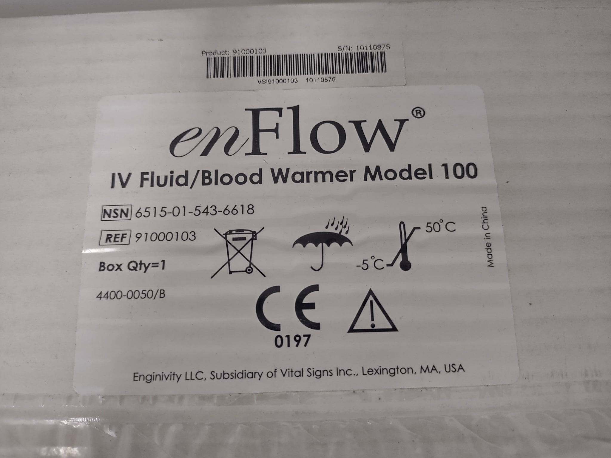 IV Fluid Blood Warmers Enginivity enFlow Model 100 Lot of 3 – Ma Deuce ...