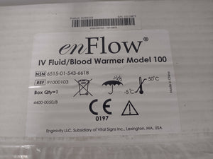 IV Fluid Blood Warmers Enginivity enFlow Model 100 Lot of 3