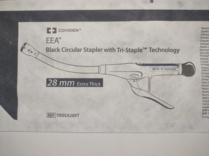 Black Circular Stapler Tri-Staple Technology TRIEEA28XT Covidien 28 mm Lot of 2 Exp 2027