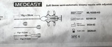 Load image into Gallery viewer, MedEasy Soft Tissue Semi-Automatic Biopsy Needles - 20cm (Lot Packages)
