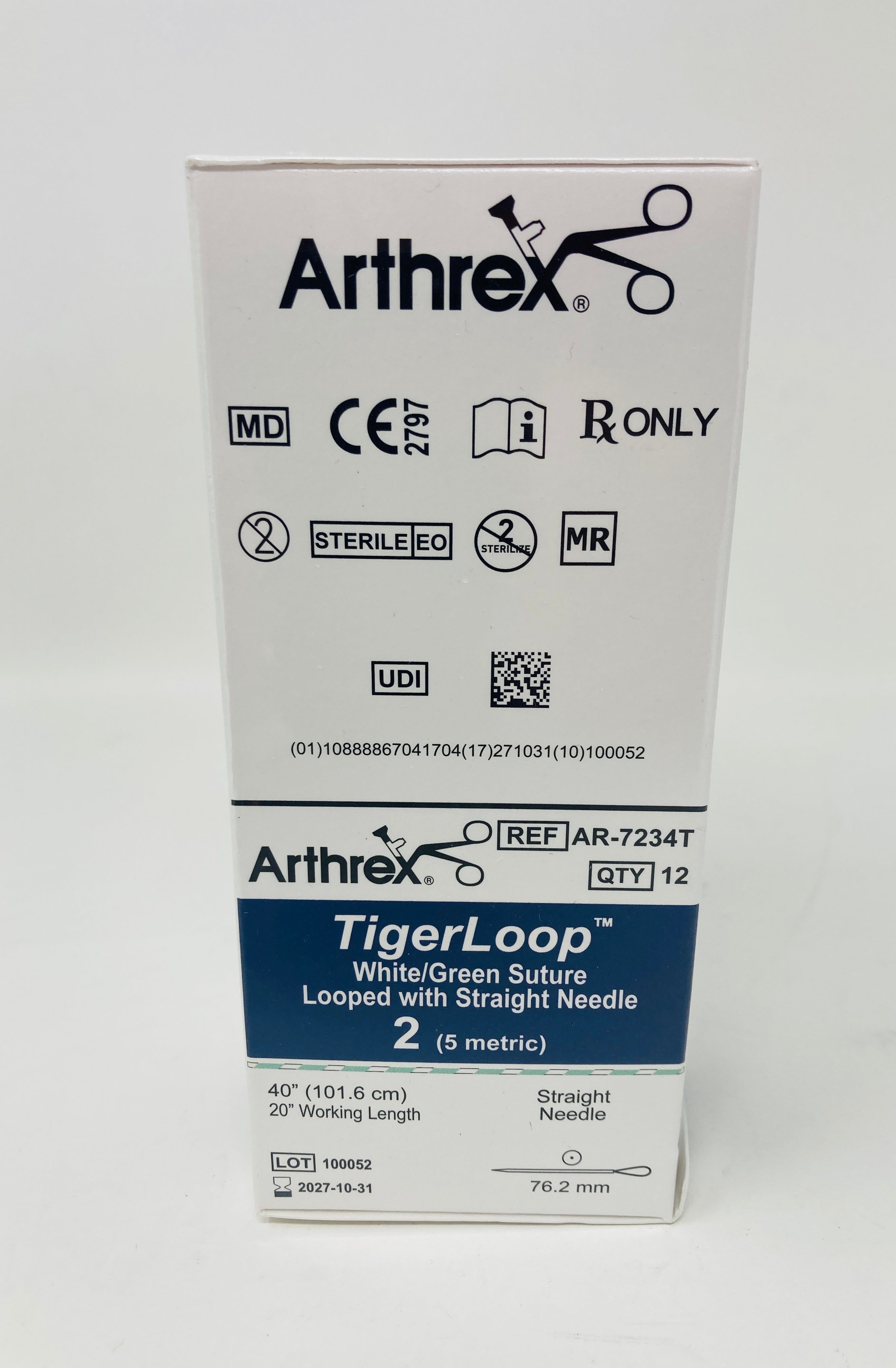 Arthrex AR-7234T TigerLoop Suture Expiration 2027 FREE