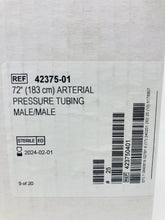 Load image into Gallery viewer, Case of 25, ICU Medical 72&quot; Arterial Pressure Tubing Male/Male