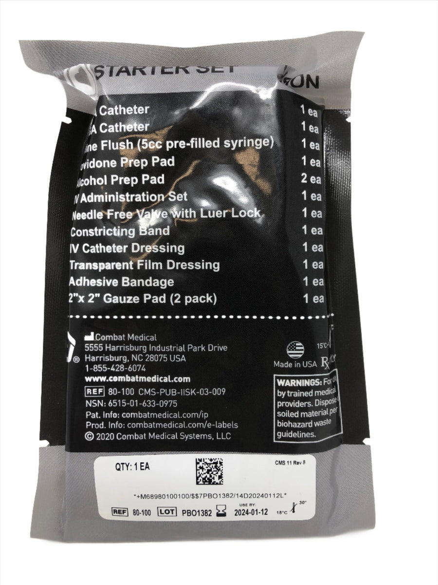 IV Infusion Starter Set by Combat Medical Lot of 9 – Ma Deuce Trading Post