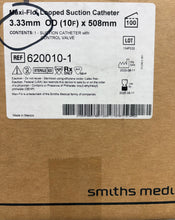 Load image into Gallery viewer, Portex Maxi-Flo Looped Suction Catheter 10Fr -  MPN: 620010-1 - EXP: 8/2027 Case of 100 Smiths Medical