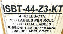 Load image into Gallery viewer, Digi-Trax Four Quadrant Blood Bank Lab Medical Label 4"x4" Zebra SATO Thermal