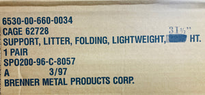 Brenner Metal Products Lightweight Folding Litter Support