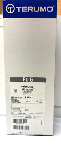 Terumo Pinnacle Introducer Sheath RSS503 Box of 10 EXP 10/2025