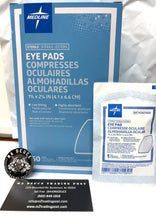 Load image into Gallery viewer, Sterile Protective Eye Pad By Medline Case of 600 (1.62&quot;x2.62&quot;) REF:NON21600