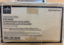 Load image into Gallery viewer, Sterile Protective Eye Pad By Medline Case of 600 (1.62&quot;x2.62&quot;) REF:NON21600