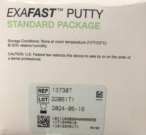 Vinyl Polysiloxane Impression Material Exafast Putty Exp 6/2024