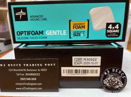 Optifoam Gentle Silicone Faced Foam Dressing Size 4
