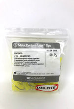 Load image into Gallery viewer, Metal Dento-Infusor Dental Tips Dual Thread Yellow 100/Pk Ultradent 2559 USA Seller